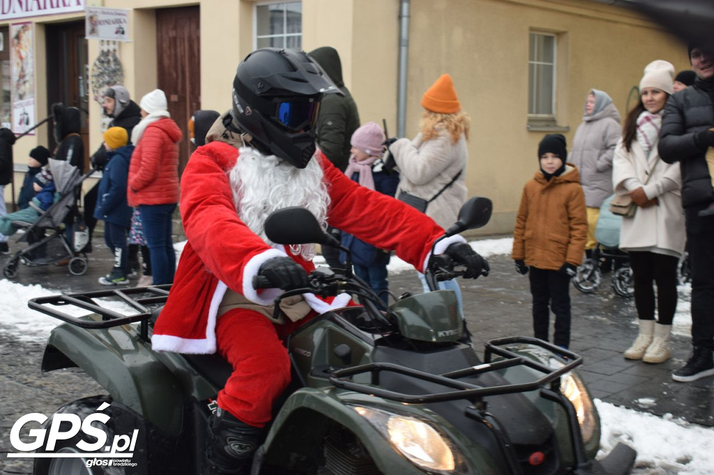 Moto Mikołaje przejechały ulicami Środy