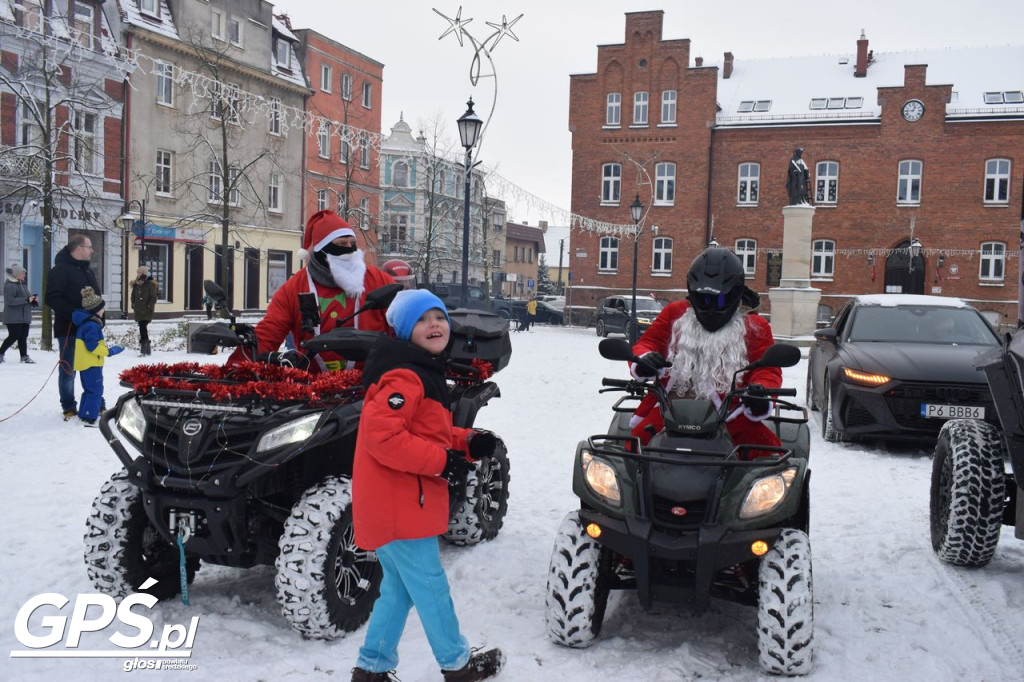 Moto Mikołaje przejechały ulicami Środy