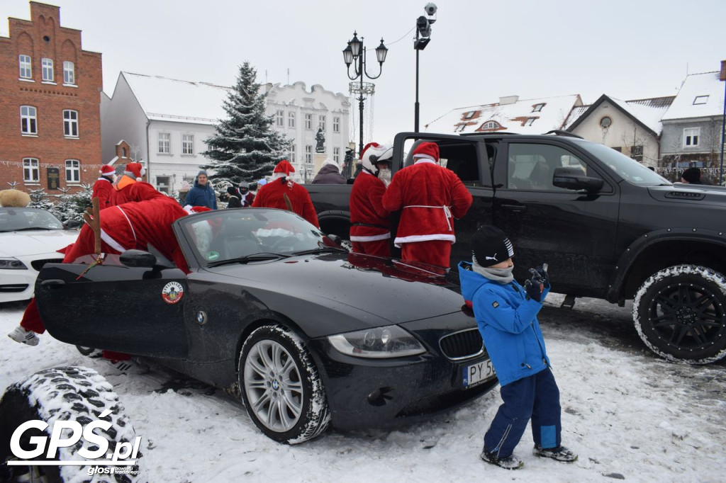 Moto Mikołaje przejechały ulicami Środy