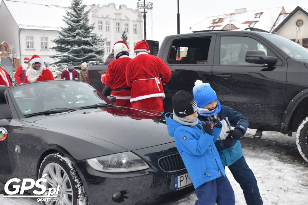 Moto Mikołaje przejechały ulicami Środy