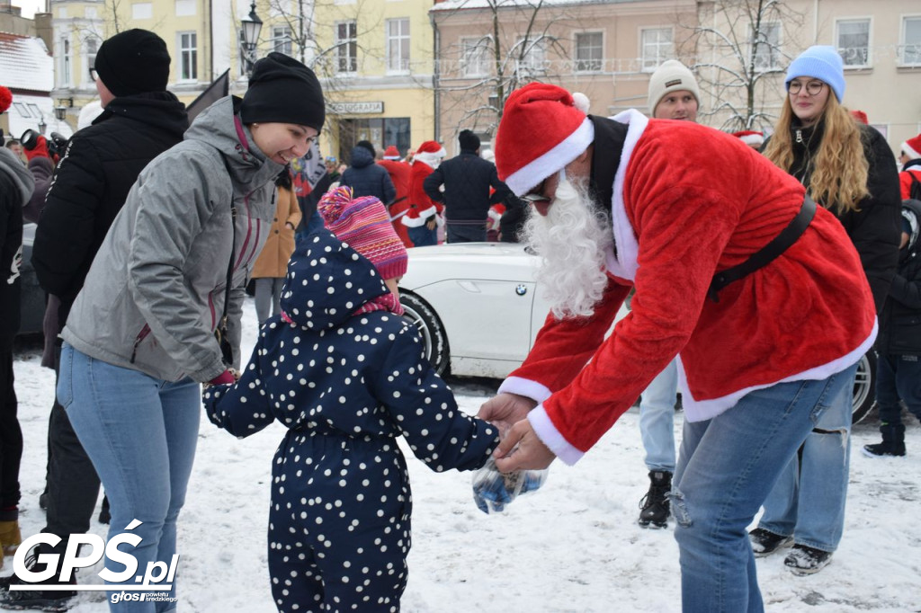 Moto Mikołaje przejechały ulicami Środy