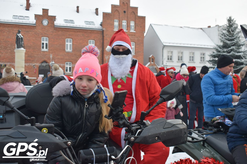 Moto Mikołaje przejechały ulicami Środy