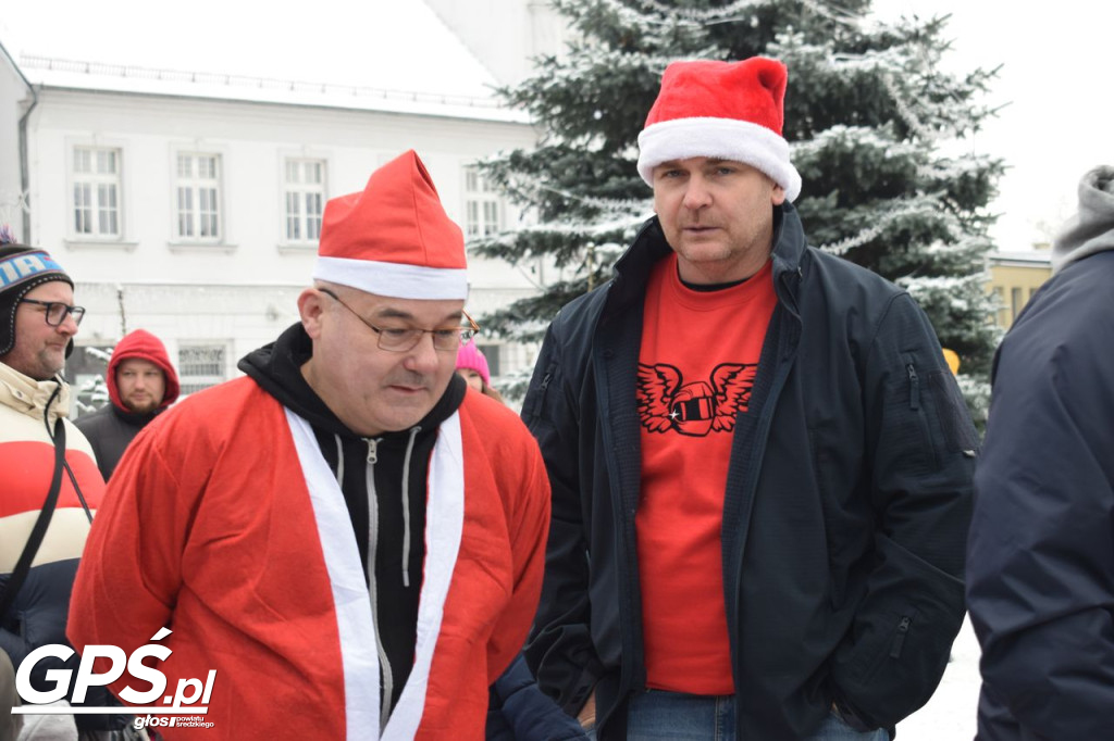 Moto Mikołaje przejechały ulicami Środy