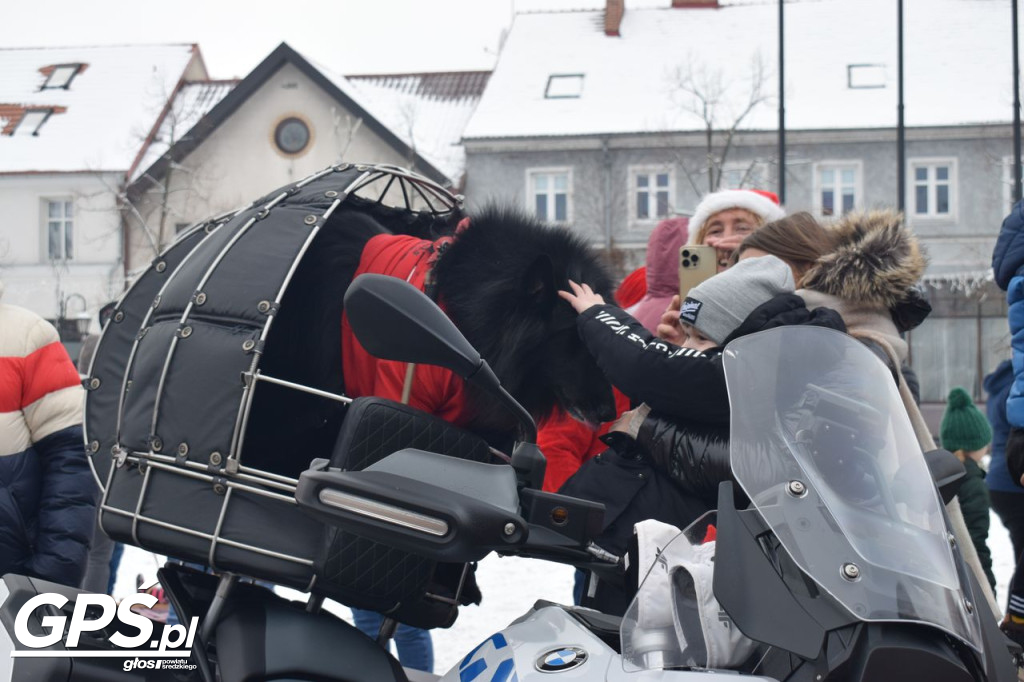 Moto Mikołaje przejechały ulicami Środy