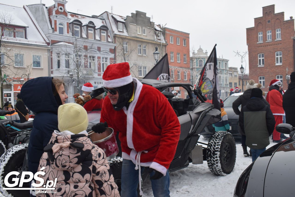 Moto Mikołaje przejechały ulicami Środy