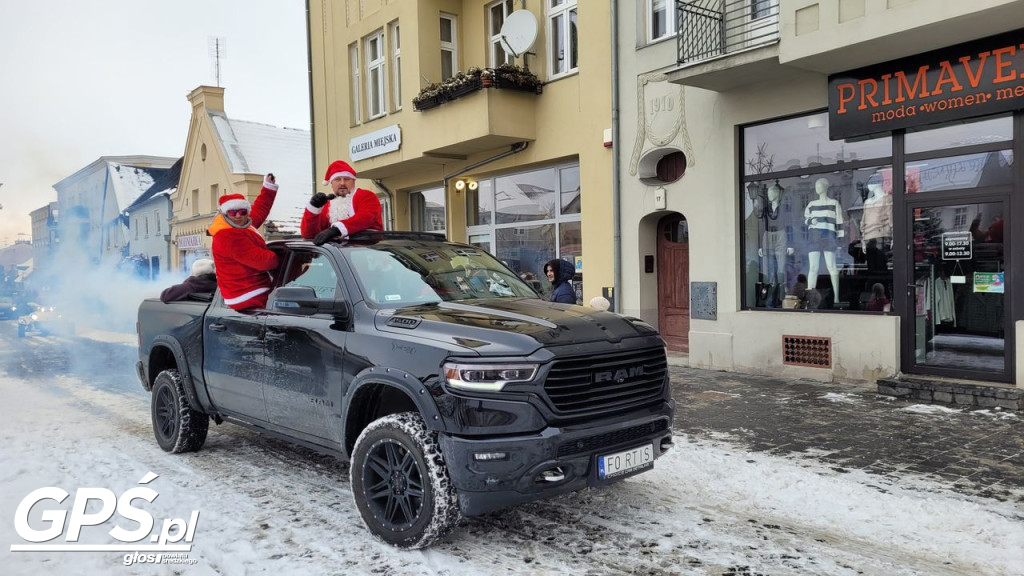 Moto Mikołaje przejechały ulicami Środy