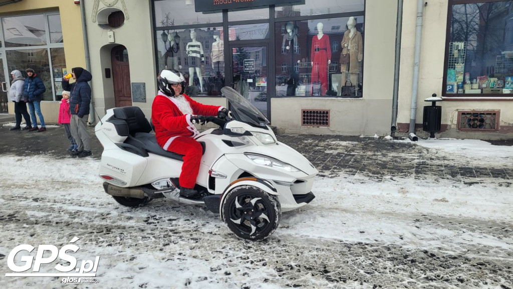 Moto Mikołaje przejechały ulicami Środy