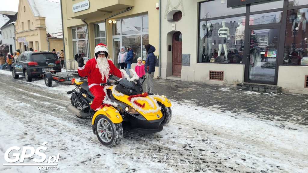 Moto Mikołaje przejechały ulicami Środy