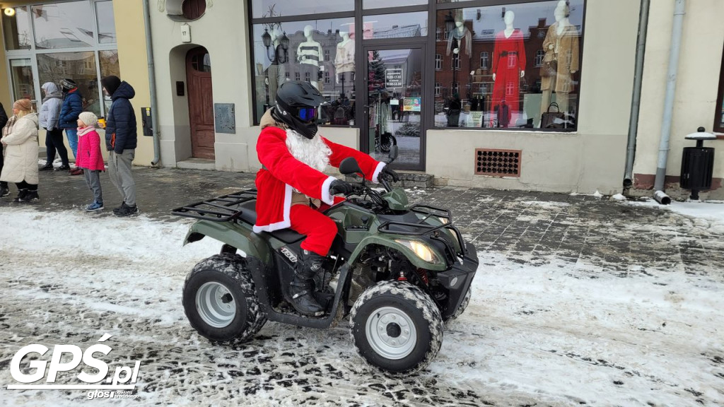 Moto Mikołaje przejechały ulicami Środy