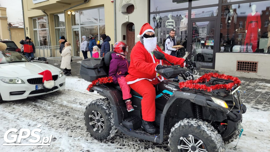 Moto Mikołaje przejechały ulicami Środy