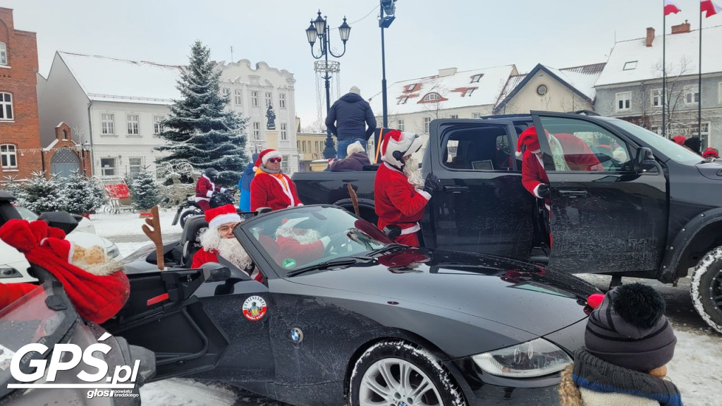 Moto Mikołaje przejechały ulicami Środy