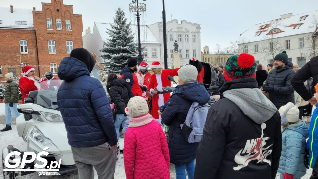 Moto Mikołaje przejechały ulicami Środy