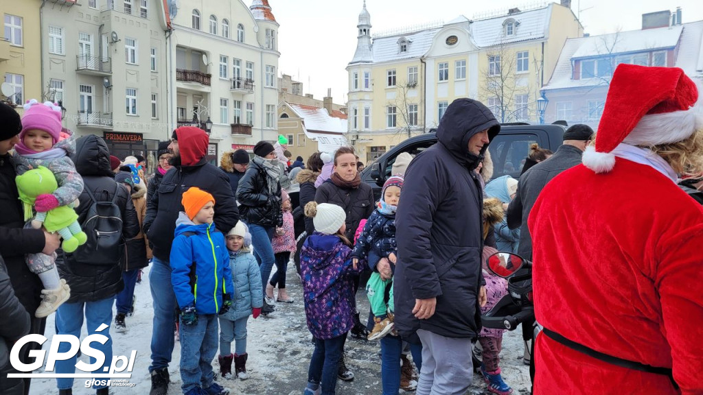 Moto Mikołaje przejechały ulicami Środy