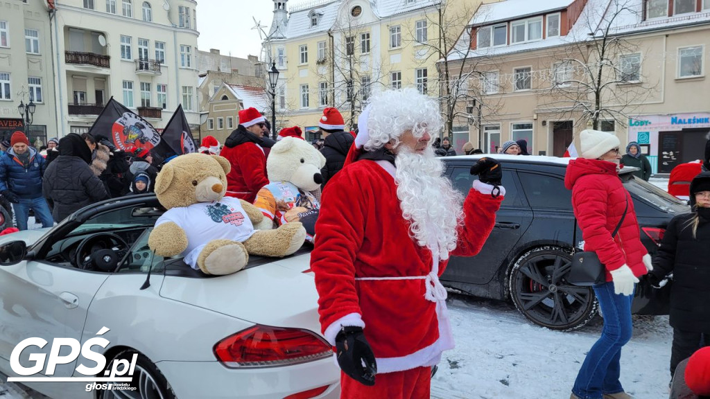Moto Mikołaje przejechały ulicami Środy