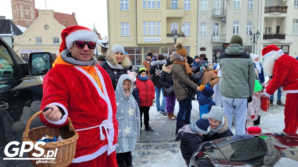 Moto Mikołaje przejechały ulicami Środy