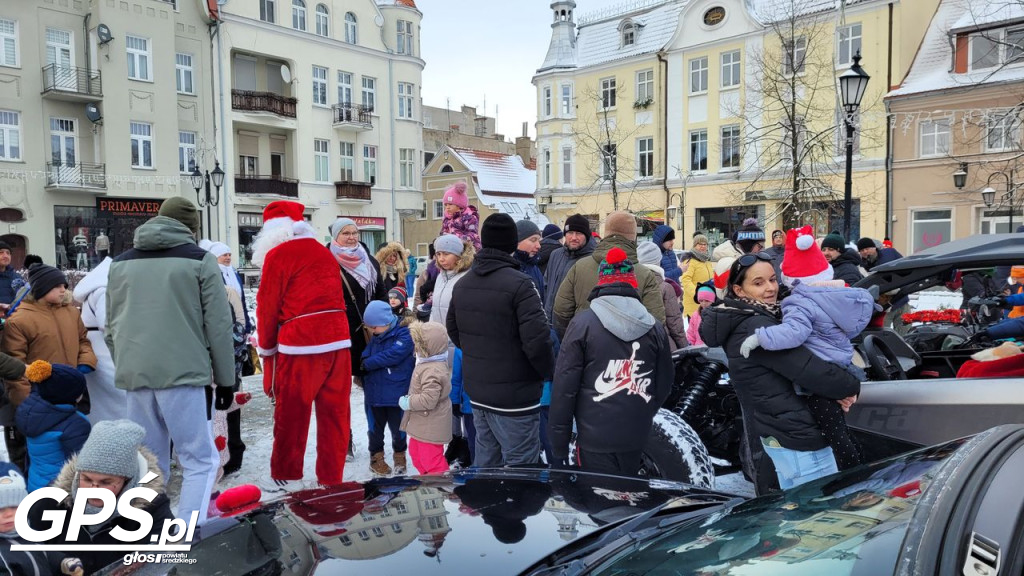 Moto Mikołaje przejechały ulicami Środy