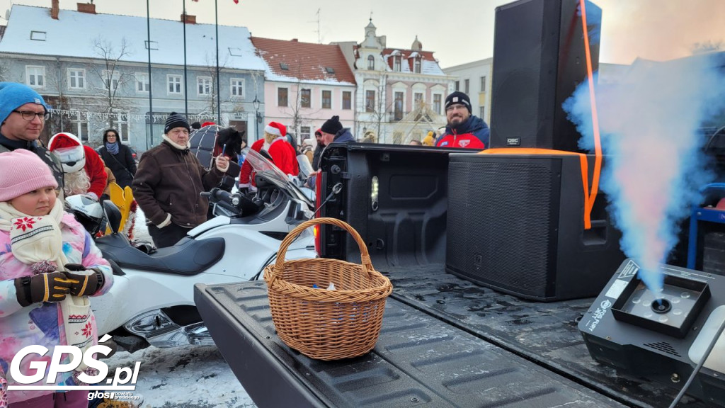Moto Mikołaje przejechały ulicami Środy