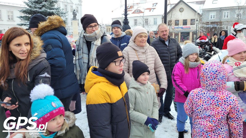 Moto Mikołaje przejechały ulicami Środy