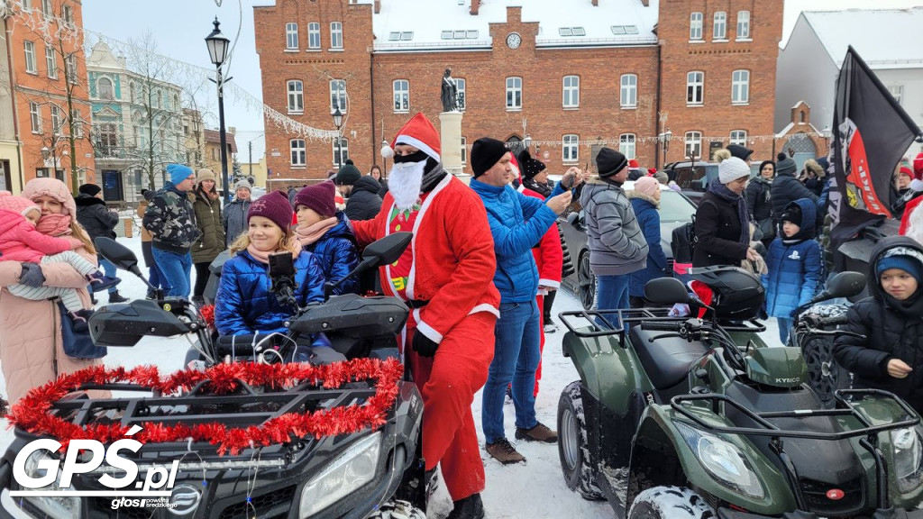 Moto Mikołaje przejechały ulicami Środy