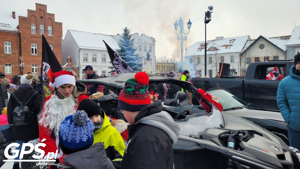 Moto Mikołaje przejechały ulicami Środy