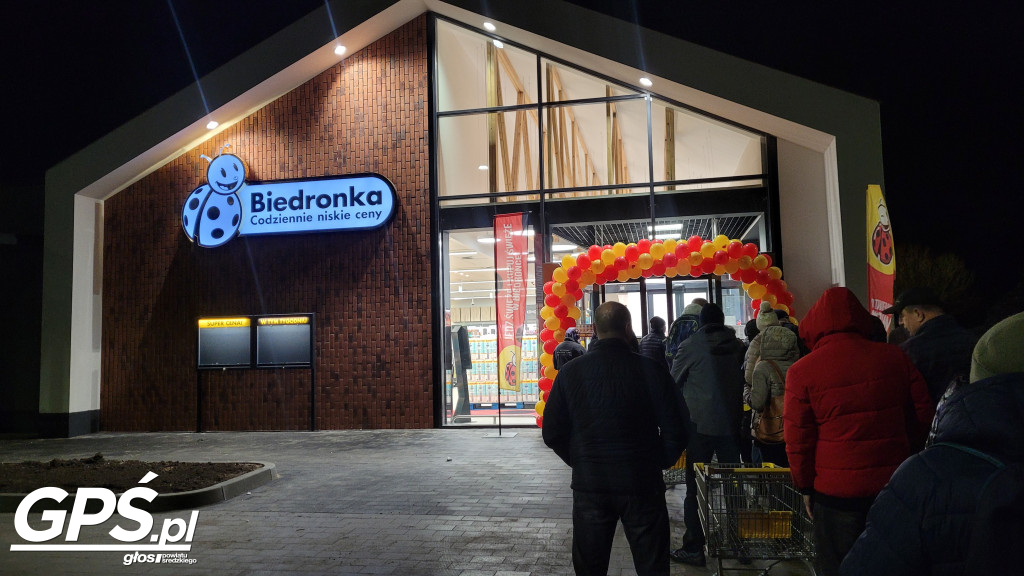 Otwarcie Biedronki przy ulicy Kilińskiego w Środzie