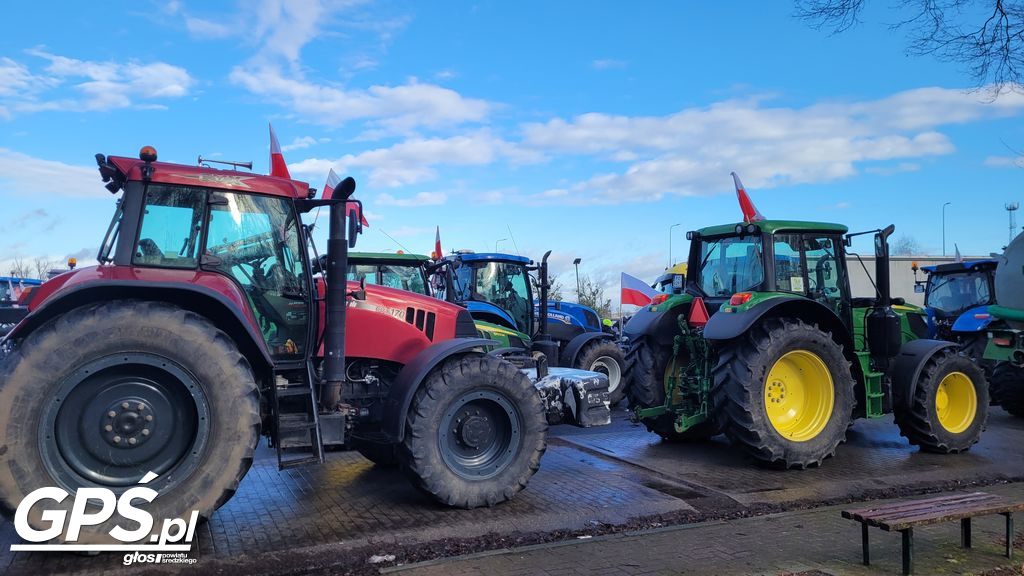 Strajk rolników w Nowym Mieście nad Wartą 24.01.2024