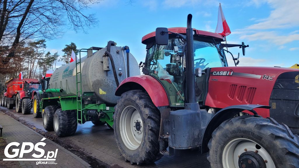 Strajk rolników w Nowym Mieście nad Wartą 24.01.2024