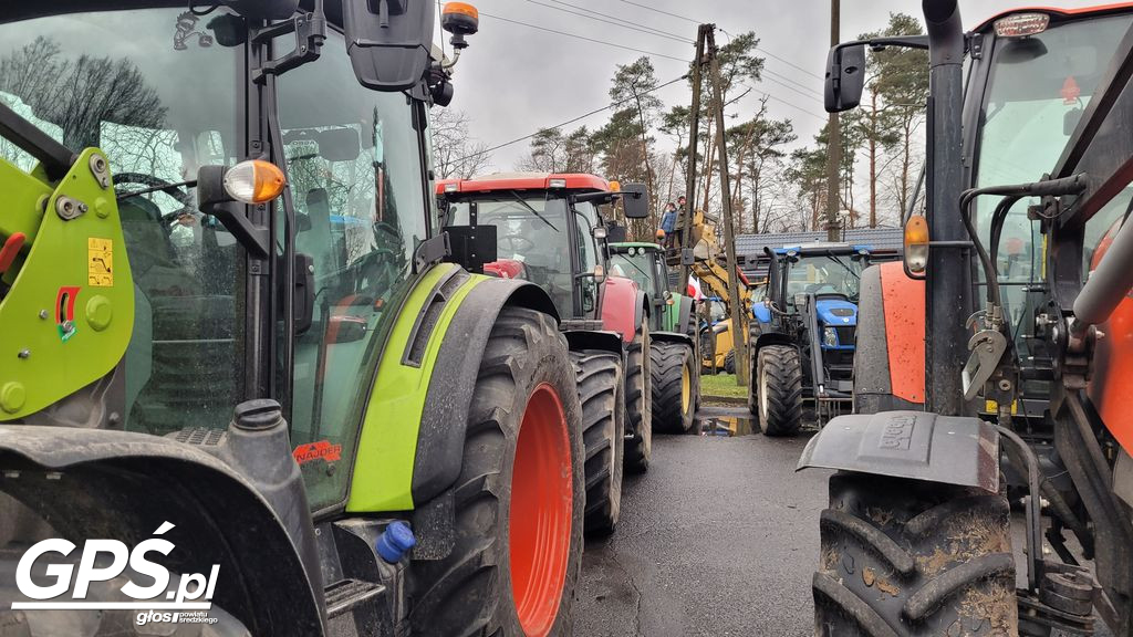Strajk rolników w Nowym Mieście nad Wartą 24.01.2024