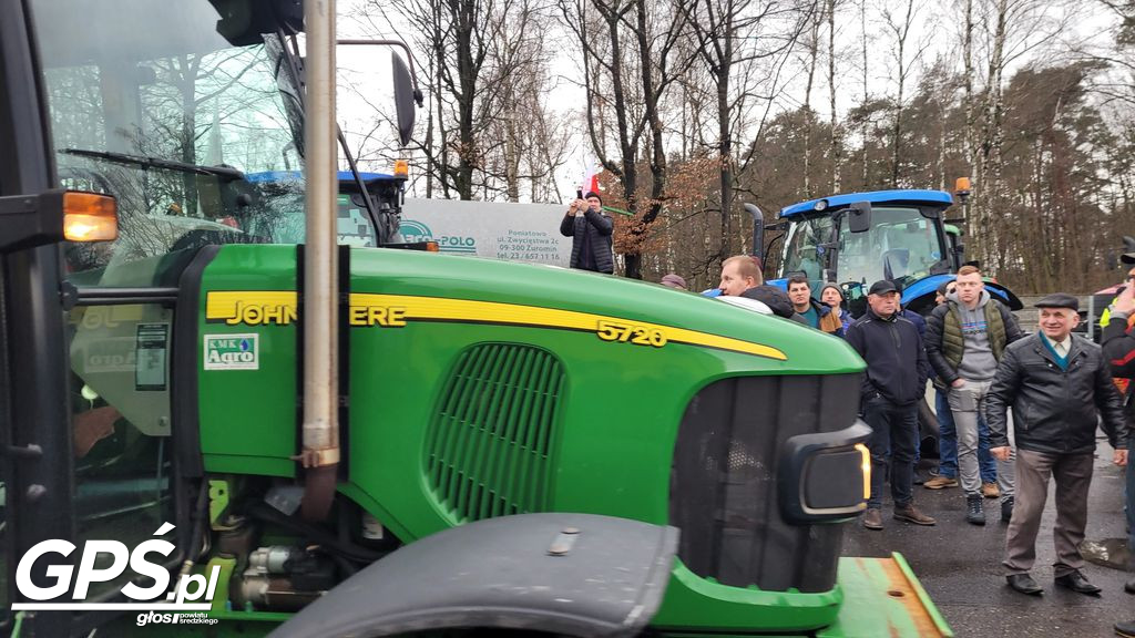 Strajk rolników w Nowym Mieście nad Wartą 24.01.2024