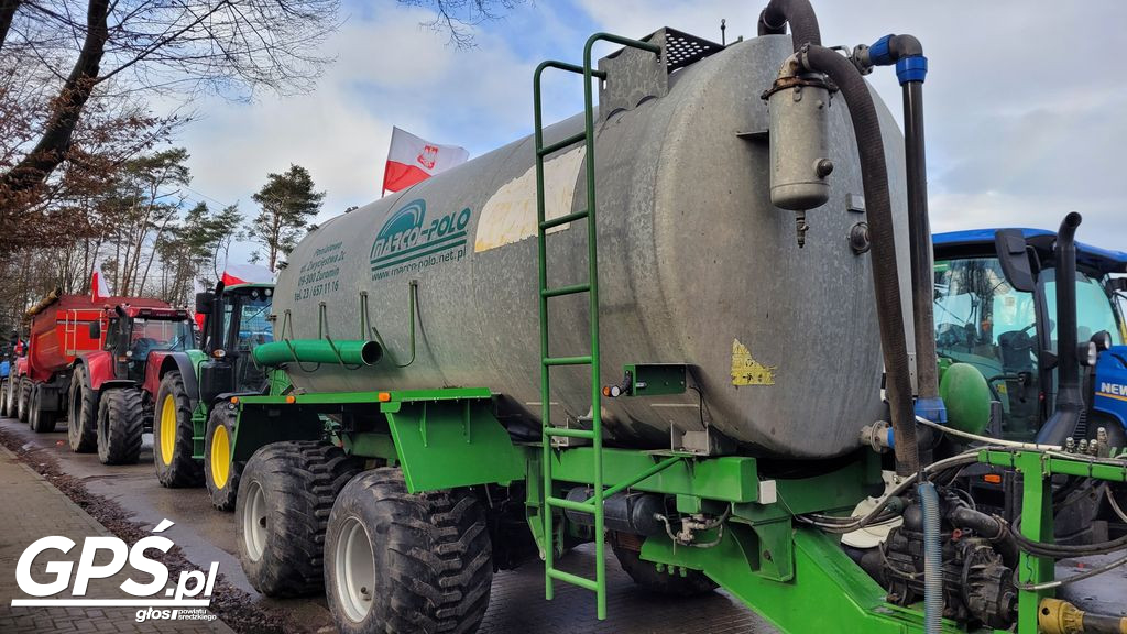 Strajk rolników w Nowym Mieście nad Wartą 24.01.2024
