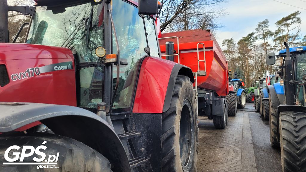 Strajk rolników w Nowym Mieście nad Wartą 24.01.2024