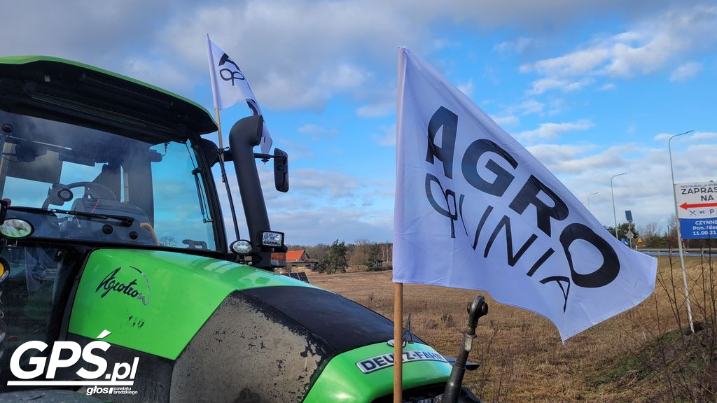 Strajk rolników w Nowym Mieście nad Wartą 24.01.2024