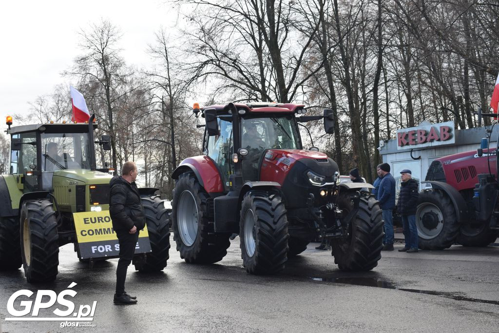 Strajk rolników w Nowym Mieście nad Wartą 24.01.2024