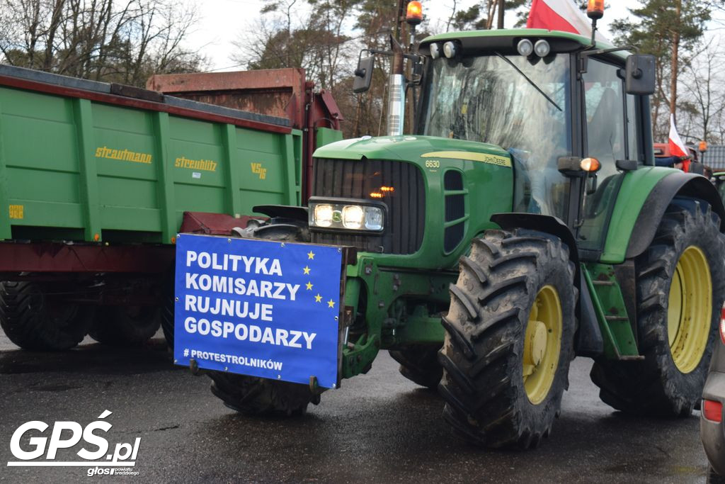 Strajk rolników w Nowym Mieście nad Wartą 24.01.2024