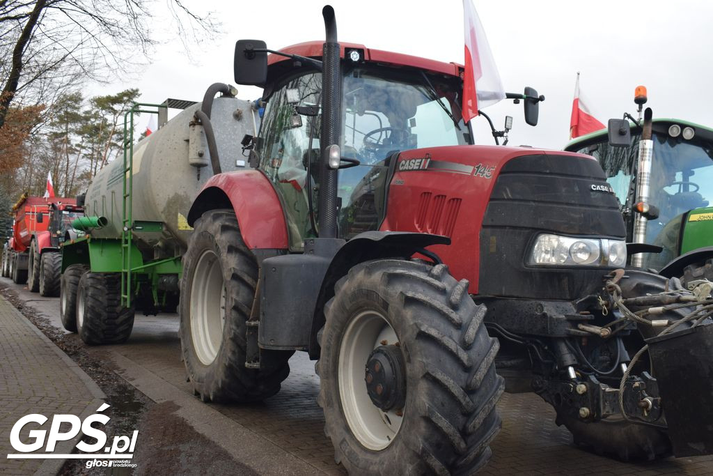 Strajk rolników w Nowym Mieście nad Wartą 24.01.2024