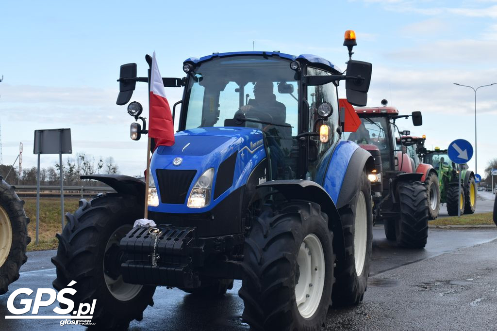 Strajk rolników w Nowym Mieście nad Wartą 24.01.2024