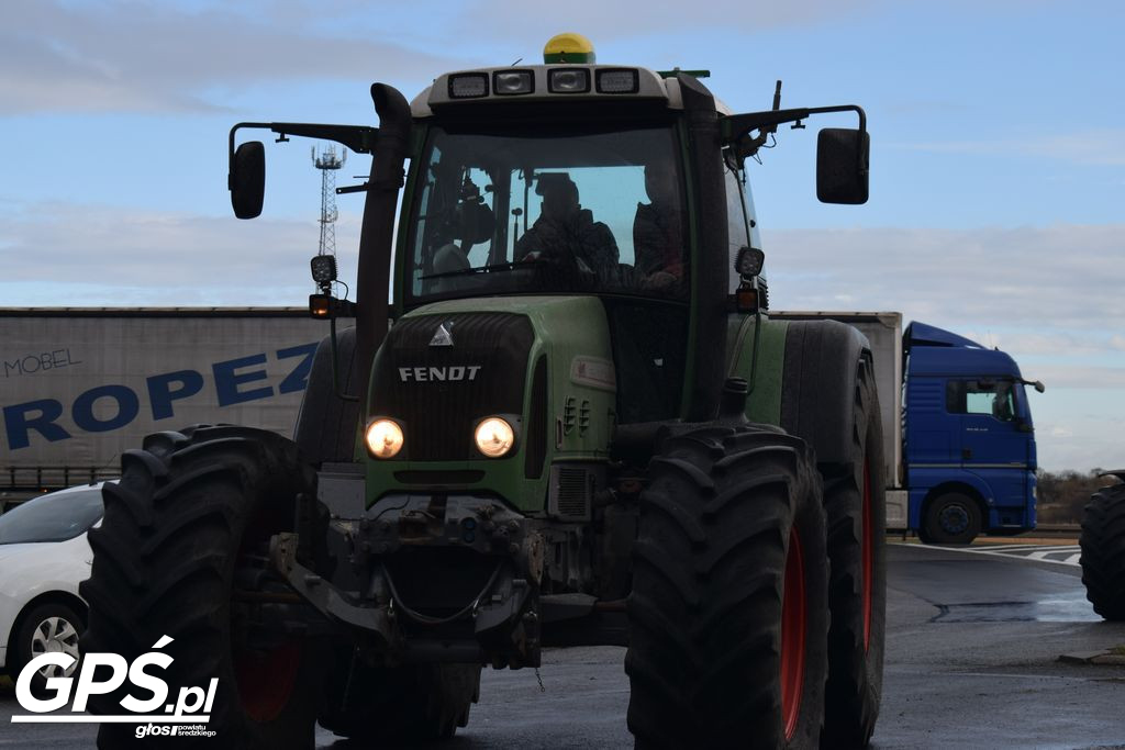 Strajk rolników w Nowym Mieście nad Wartą 24.01.2024