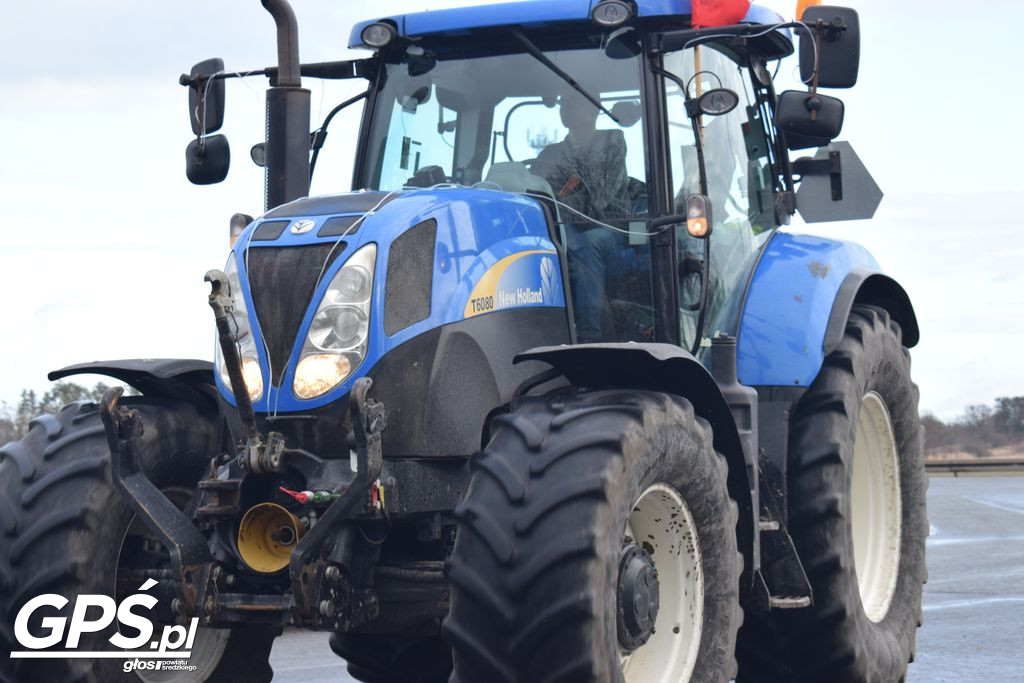 Strajk rolników w Nowym Mieście nad Wartą 24.01.2024