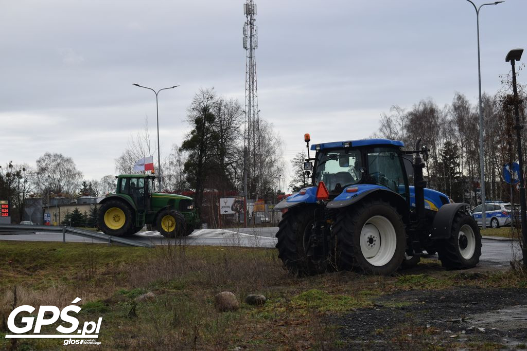 Strajk rolników w Nowym Mieście nad Wartą 24.01.2024