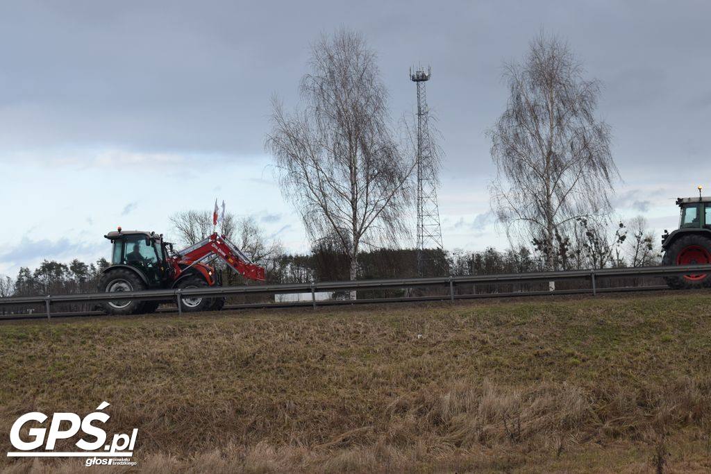 Strajk rolników w Nowym Mieście nad Wartą 24.01.2024