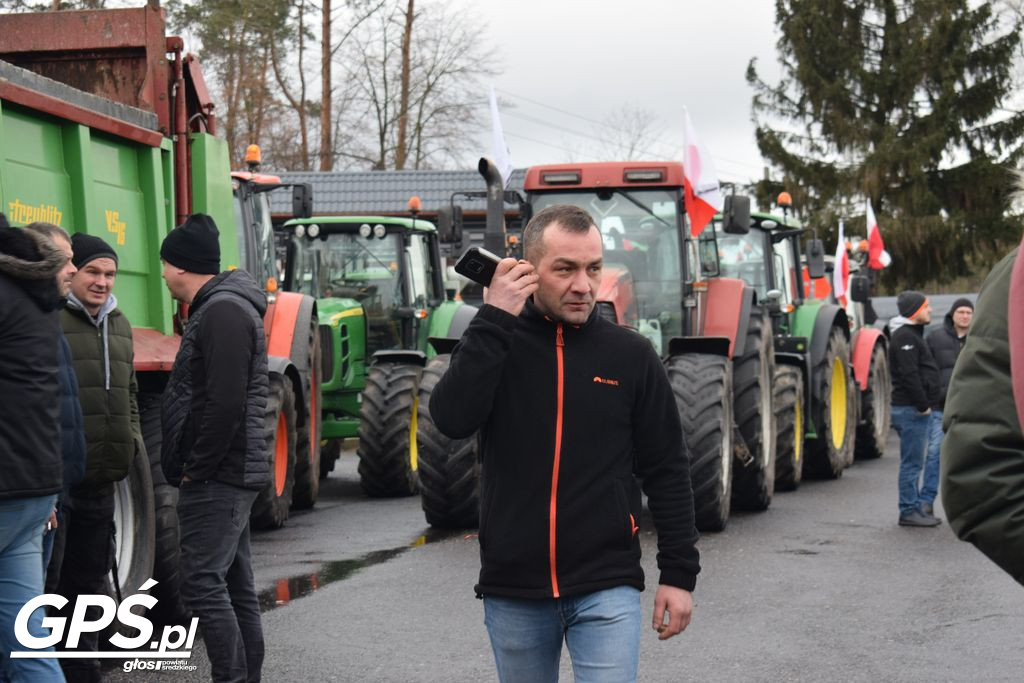 Strajk rolników w Nowym Mieście nad Wartą 24.01.2024