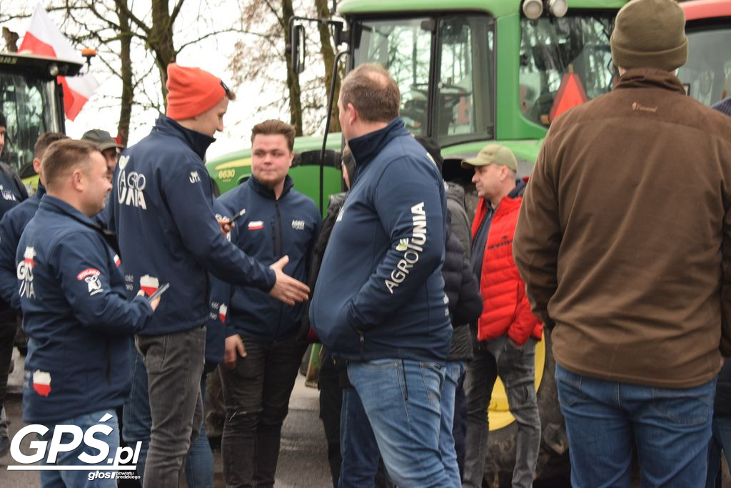 Strajk rolników w Nowym Mieście nad Wartą 24.01.2024