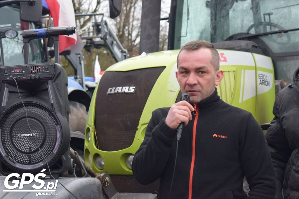 Strajk rolników w Nowym Mieście nad Wartą 24.01.2024