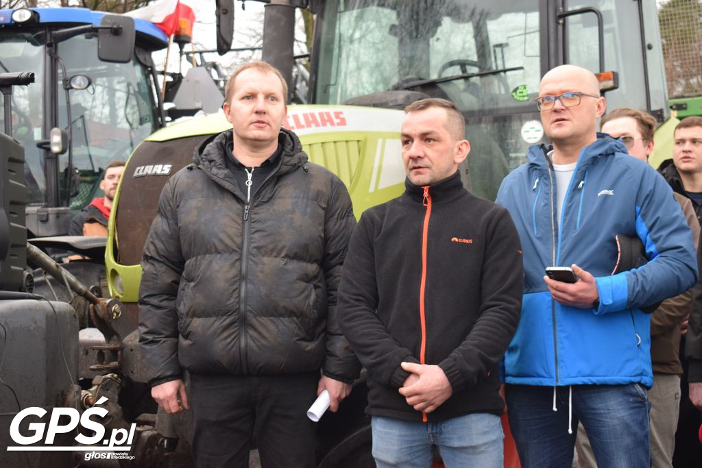 Strajk rolników w Nowym Mieście nad Wartą 24.01.2024