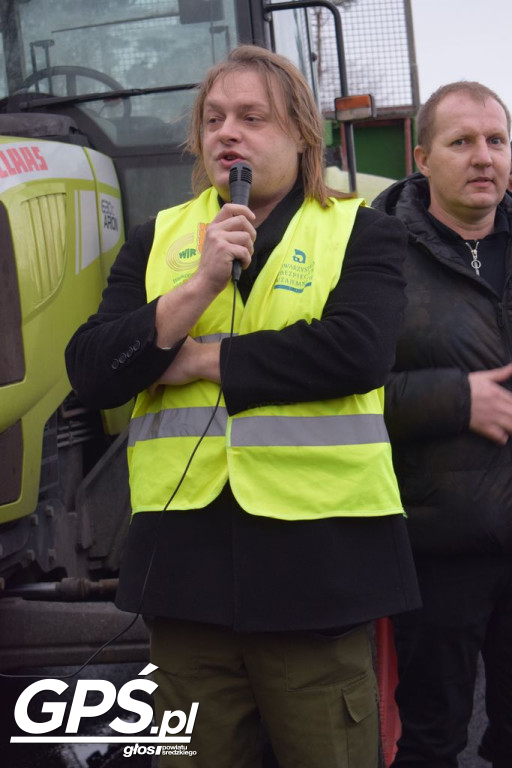 Strajk rolników w Nowym Mieście nad Wartą 24.01.2024