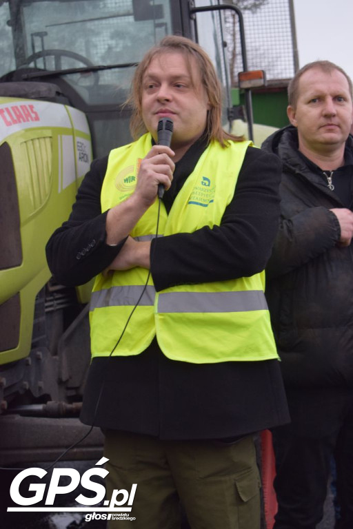 Strajk rolników w Nowym Mieście nad Wartą 24.01.2024