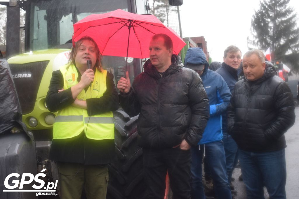 Strajk rolników w Nowym Mieście nad Wartą 24.01.2024