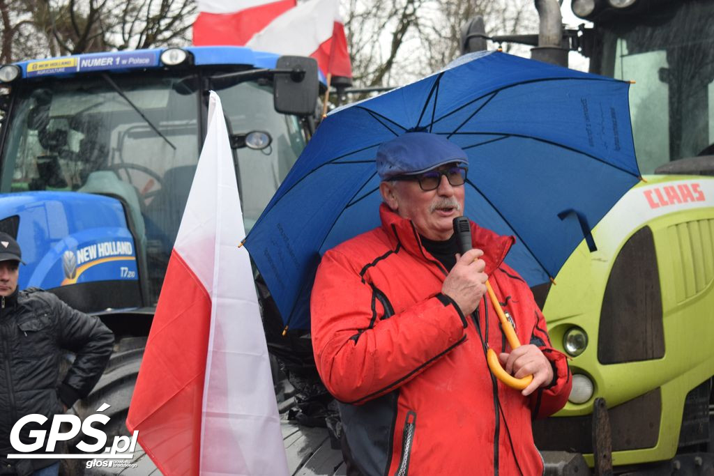 Strajk rolników w Nowym Mieście nad Wartą 24.01.2024