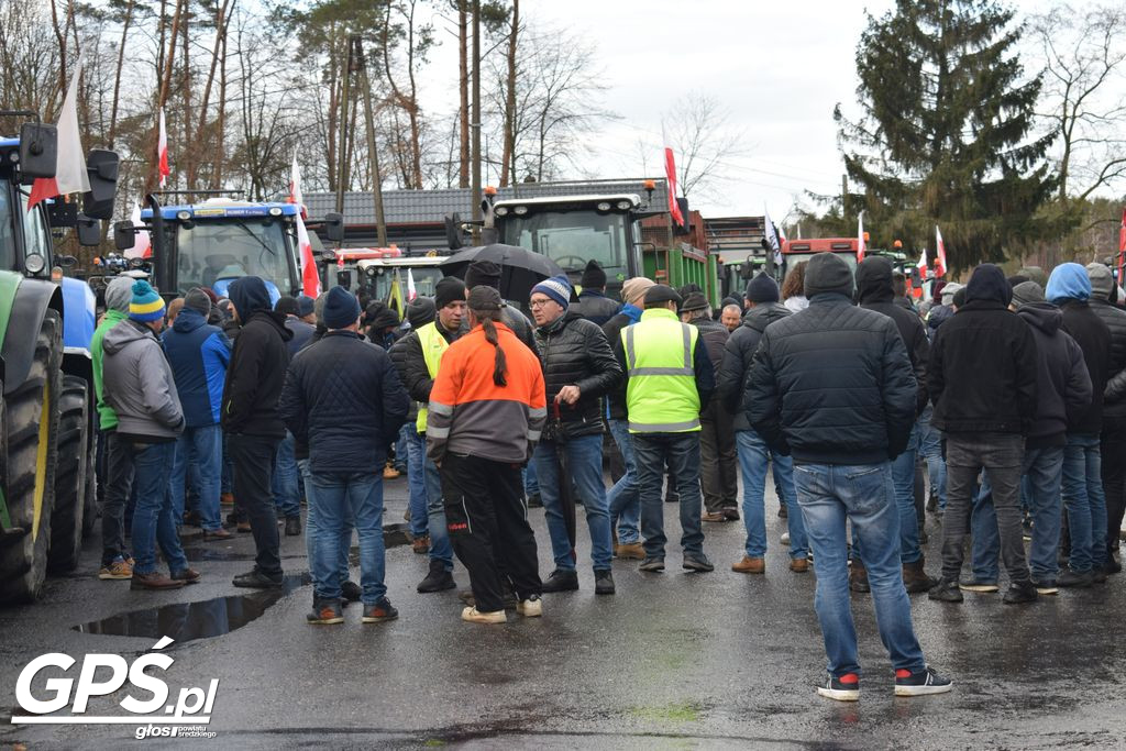 Strajk rolników w Nowym Mieście nad Wartą 24.01.2024