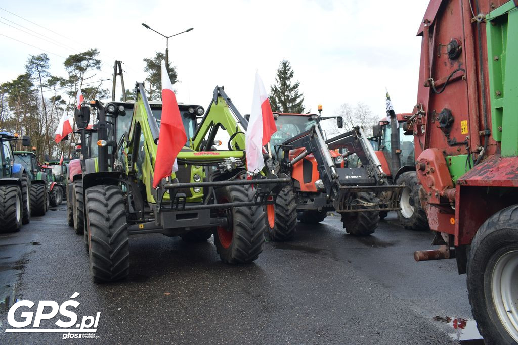 Strajk rolników w Nowym Mieście nad Wartą 24.01.2024